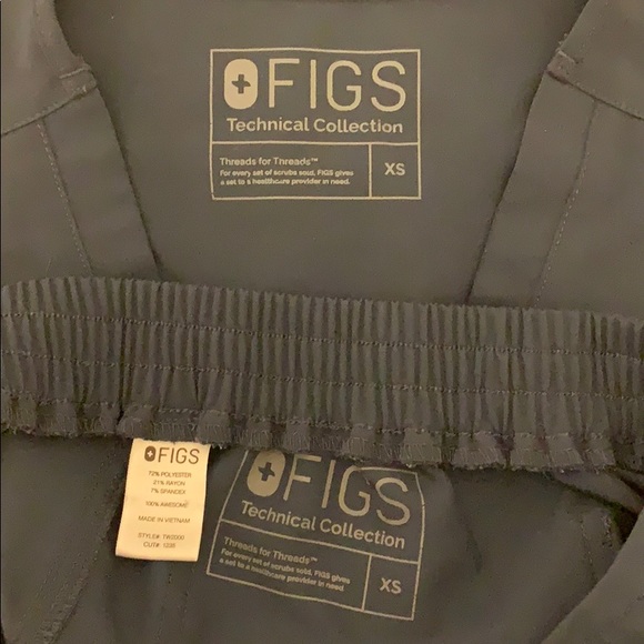 Figs Dark Harbor XS - Picture 2 of 2